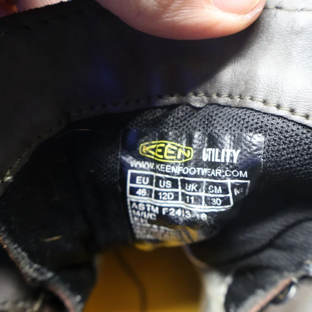 KEEN Mens 12D Work Boots Brown‎ San Jose 6